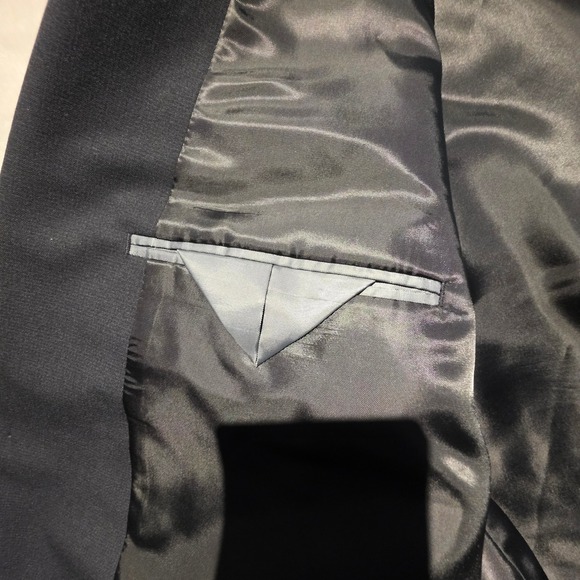 NEW Geoffrey Beene Tompkins Mens Black Tompkins Suit 2 Piece Garment 50 Reg 45W - Picture 15 of 16